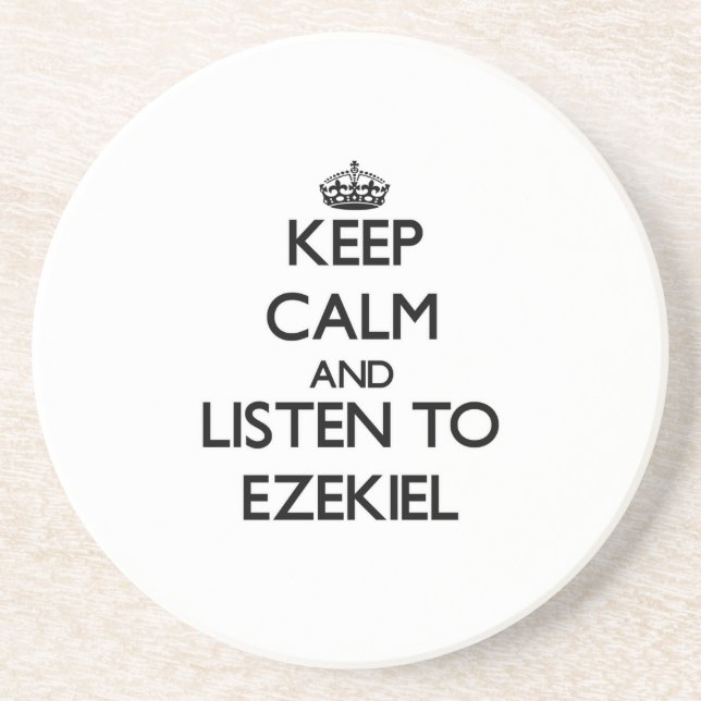 Håll lugn och lyssna till Ezekiel Underlägg Sandsten (Framsidan)