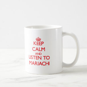 Håll lugn och lyssna till MARIACHIEN Kaffemugg