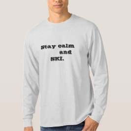 Håll lugn och SKI Manar Långärmad T-shirt