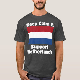 Håll lugn och stöd Nederländerna pojke T Shirt