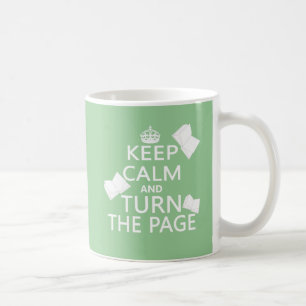 Håll lugn och vänd sidan kaffemugg