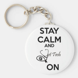 Håll Lugn och veterinär på! Nyckelring