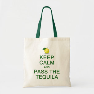 HÅLL LUGN & PASSERA TEQUILAEN hänger lös - väl Tygkasse