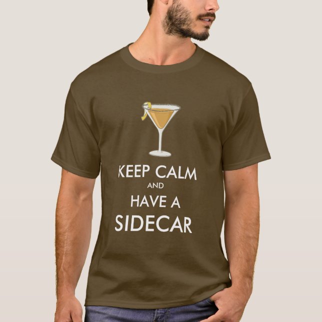 Håll lugn - Sidecar T Shirt (Framsida)