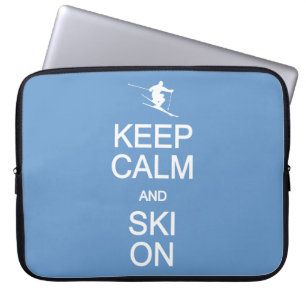 Håll lugn & skida på den beställnings- färglap laptop sleeve