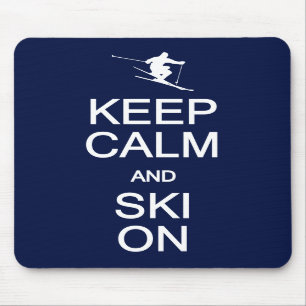 Håll lugn & skida på mousepad musmatta