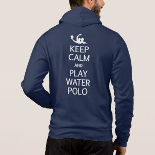 Håll lugn & Spela vattenpolo anpassat namn T Shirt