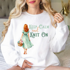 Håll lugn & sticka vidare sweatshirt t shirt