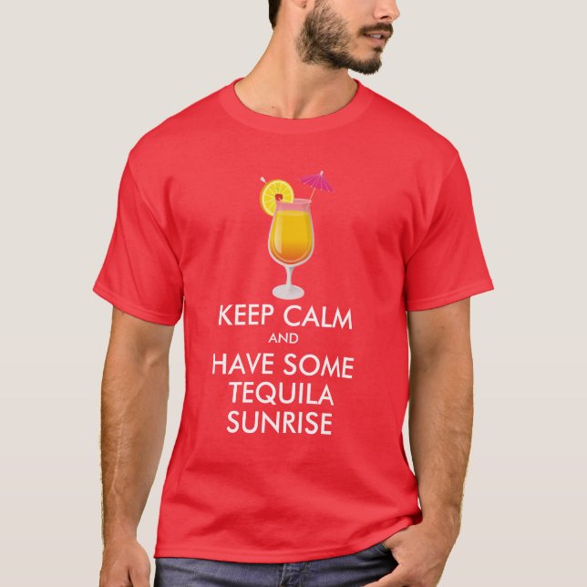 Håll lugn - Tequila Sunrise T-shirt (Framsida)