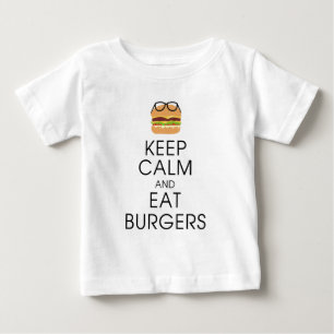 Håll lugnat och äta hamburgare tröja