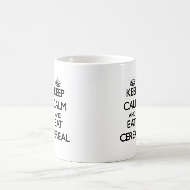 Håll lugnat och äta sädesslag kaffemugg (Center)