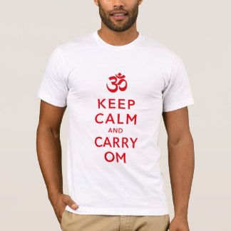 Håll lugnat och bär den Motivational moralskjortan Tee Shirt