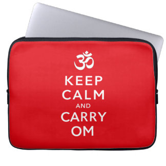 Håll lugnat och bär Motivational Neoprene för Om Laptop Sleeve