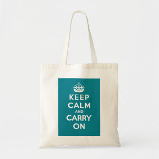 Håll lugnat och bär On_BAG_AQUA Tygkasse