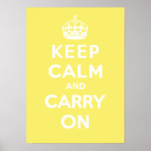 Håll lugnat och bär On_LEMON MARÄNG Poster