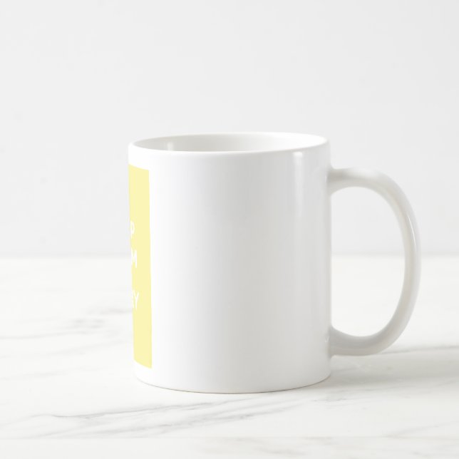 Håll lugnat och bär On_MUG_LEMON MARÄNG Kaffemugg (Höger)