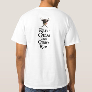 Håll lugnat och bär rom t shirt