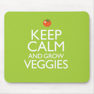 Håll lugnat och väx Veggies Musmatta
