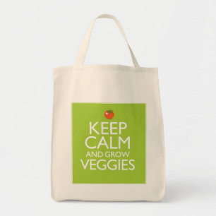 Håll lugnat och väx Veggies Tygkasse