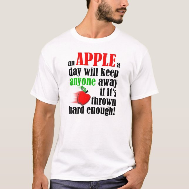 Håll Människor Borta Rolig T-shirt (Framsida)