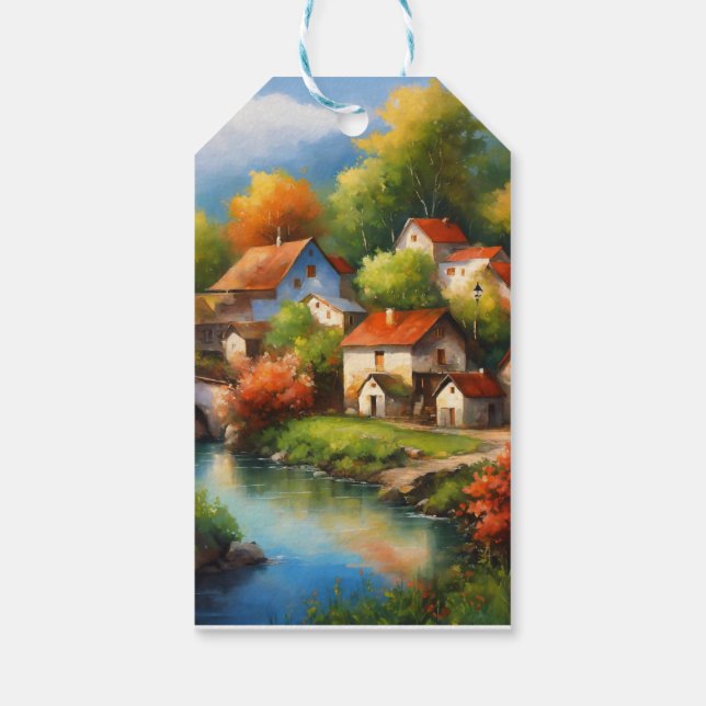 Håll Märkre och Paket infogar Presentetikett (Baksidan)