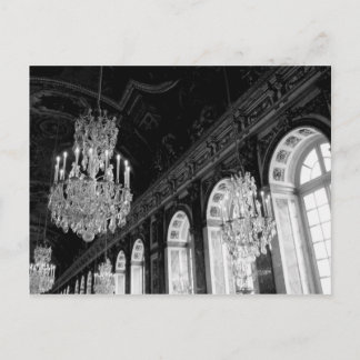 Hall med Chandeliers Vykort