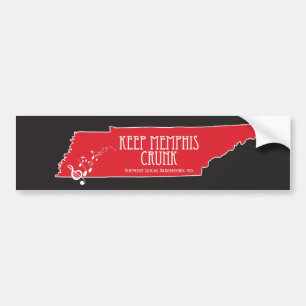 Håll Memphis Crunk - den Crunker klistermärken