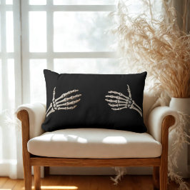 Håll mig i Halloween Skeleton Decorative Party Lumbarkudde