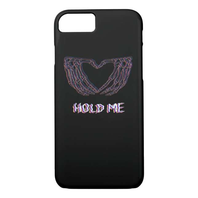 Håll mig klassisk - Skeleton Hand Heart Case-Mate iPhone Skal (Baksida)