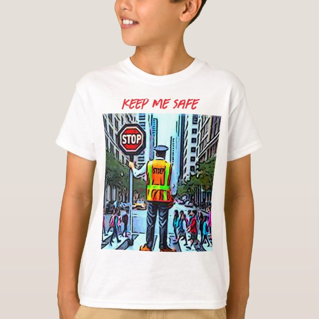 Håll mig säker t shirt (Framsida)