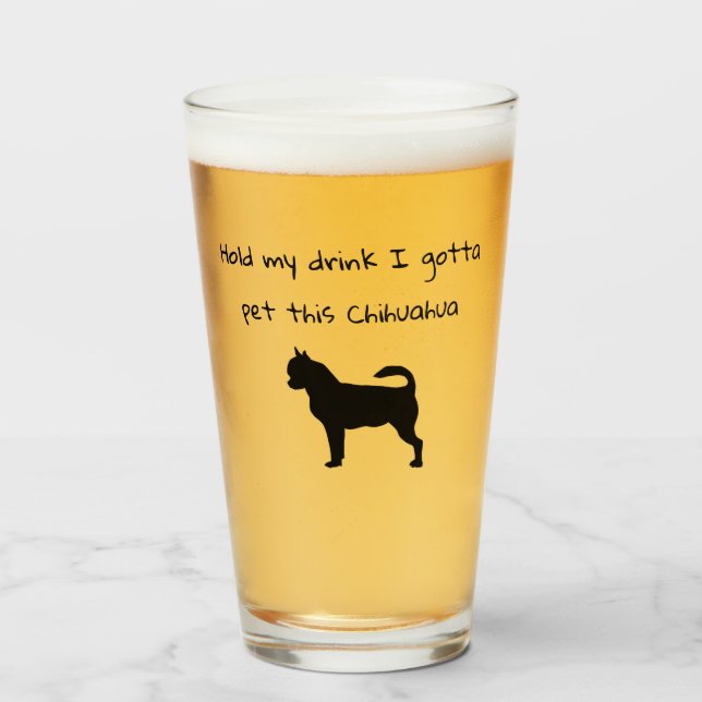 Håll min kopp Jag MÅSTE Kela Med Den Här Chihuahua (Framsida fylld)