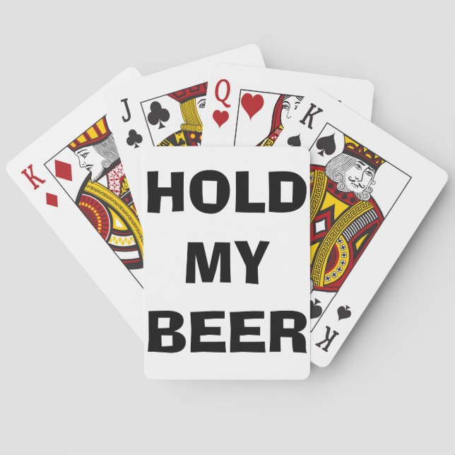 Håll Min Öl Casinokort (Baksidan)