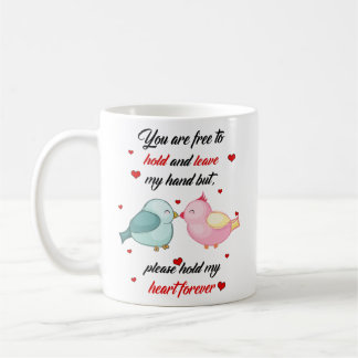 Håll mitt hjärta kaffemugg