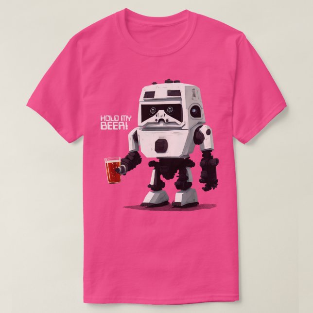 Håll mitt öl t shirt (Design framsida)