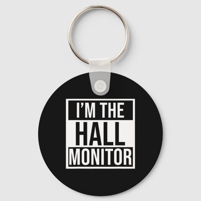 Hall Monitor Gift Back to school Student Nyckelring (Framsida)