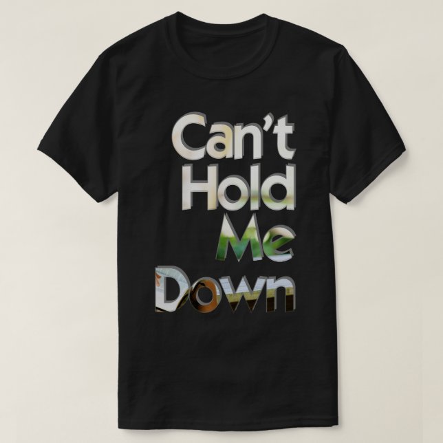 Håll ned mig t shirt (Design framsida)