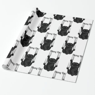 Håll ned på svart katt Thunder_Cove Presentpapper