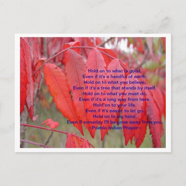 Håll ned vykort (Framsida)