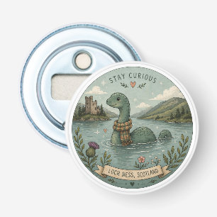 Håll Nyfiken Mysig Kryptid Nessie Loch Ness Monste Flasköppnare