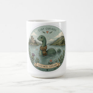 Håll Nyfiken Mysig Kryptid Nessie Loch Ness Monste Magisk Mugg