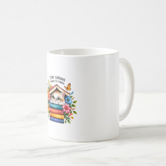 Håll Nyfikenhet Tillbaka till Skolans Läsdesign Kaffemugg