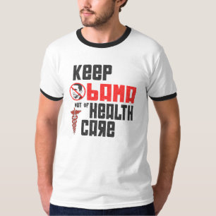 Håll Obama utanför sjukvårds-T-shirt för män Tröja