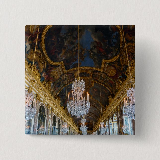Hall of Spegel i Chateau de Versailles Knapp (Framsida)