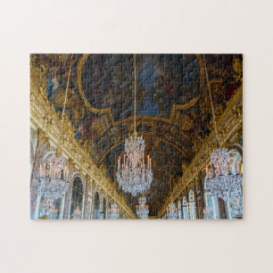Hall of Spegel i Chateau de Versailles Pussel