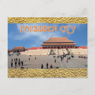 Hall of Supreme Harmony, Forbidden City, China Vykort