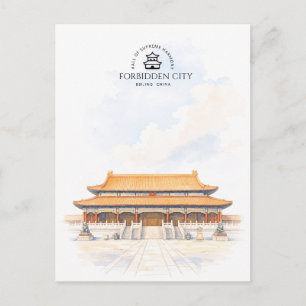 Hall of Supreme Harmony, Förbjudna staden, Resa Vykort