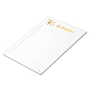 Håll ordning & Uppnå: Den upptagna bin Notepad Anteckningsblock