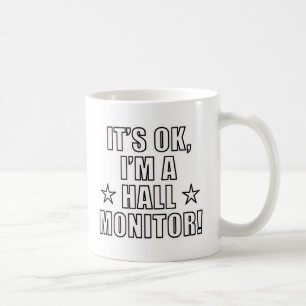 Hall övervakar kaffemugg