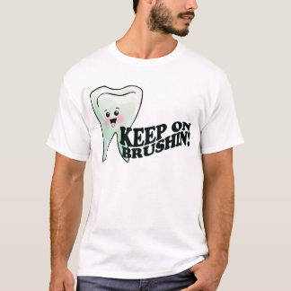 Håll på att borsta! tee shirt