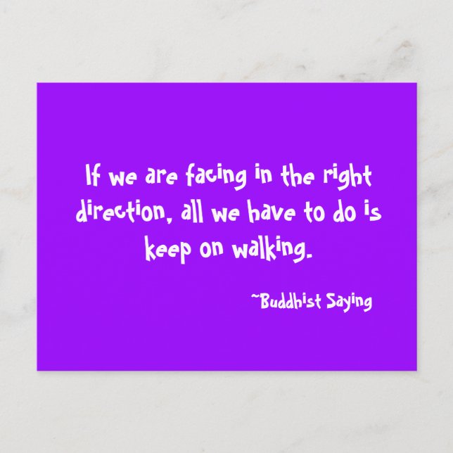 Håll på att gå vykortet vykort (Framsida)